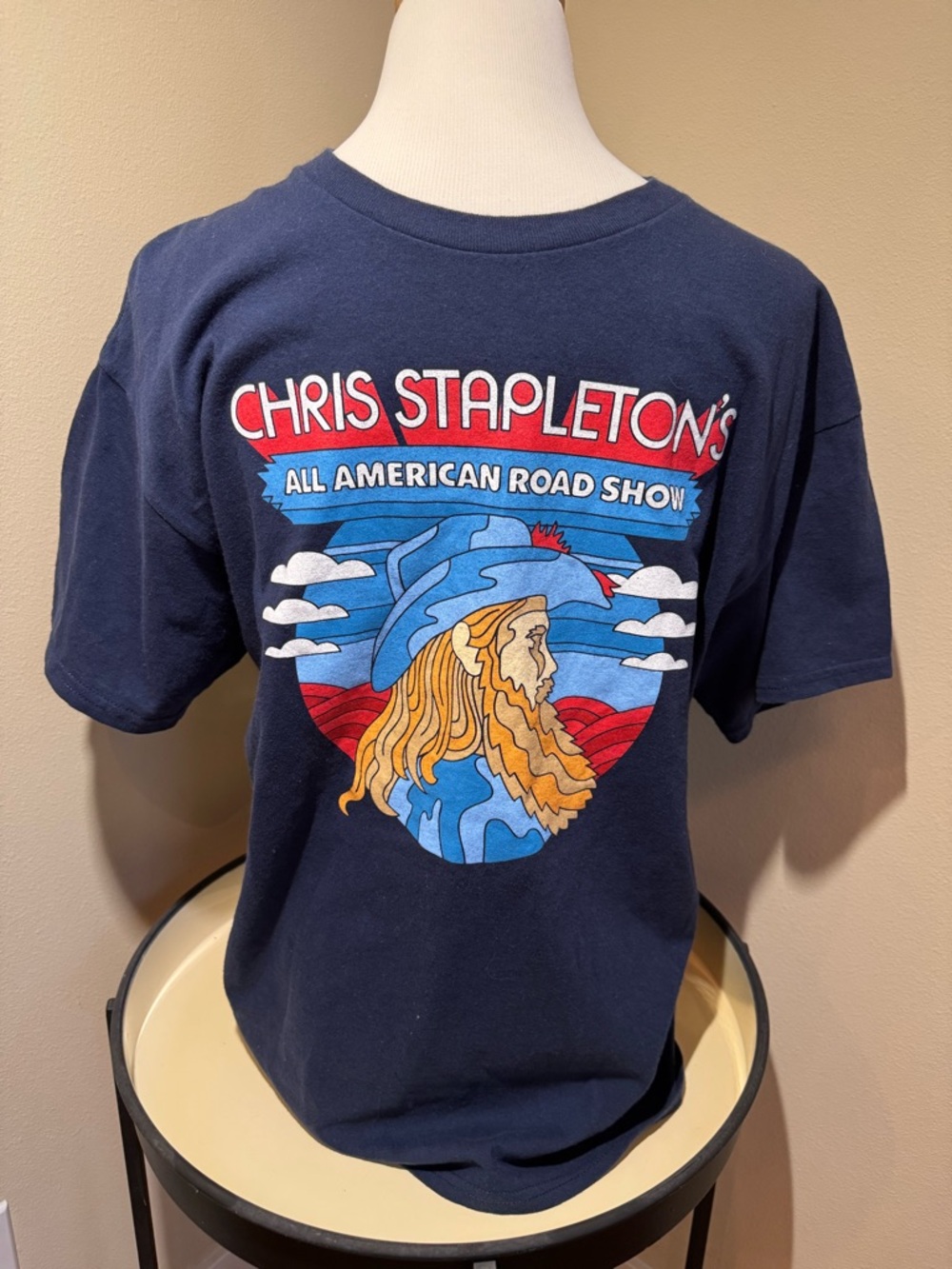 Chris Stapleton All American Road Show Graphic Tee - Navy